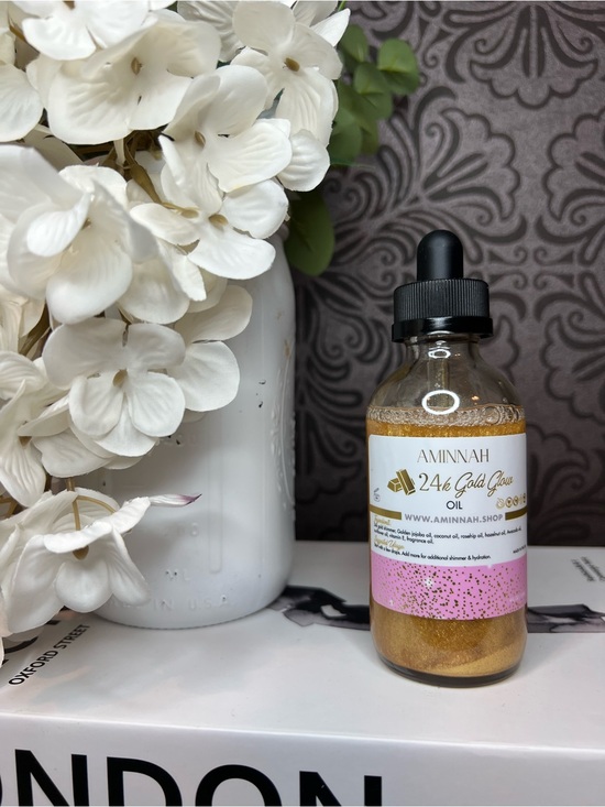 Aminnah Other - AMINNAH 24k Gold Glow Oil — Shimmering Gold Oil